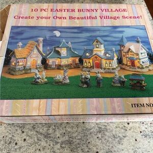 Easter Bunny Village Set